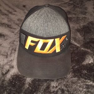 Fox Black and Orange Hat